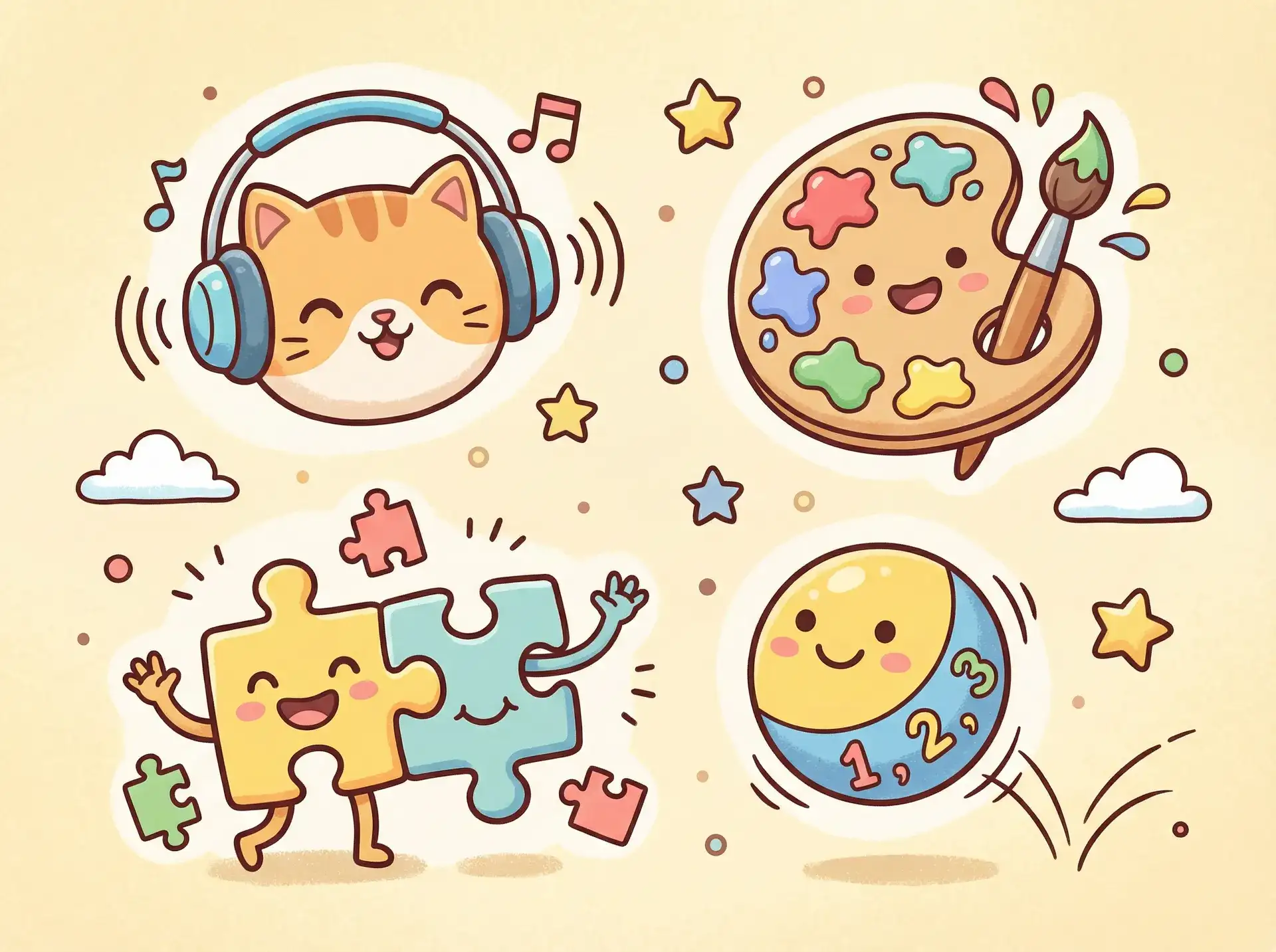 小朋友的手工作品 - 俺去啦电影网 益智创作